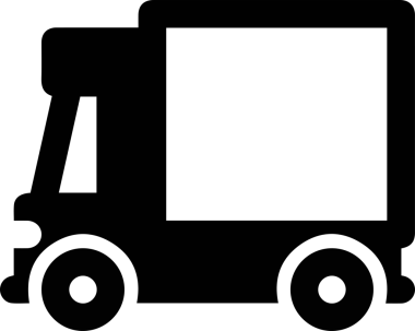 Kamyon simgesi vektör illüstrasyonu