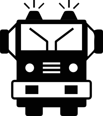 Kamyon simgesi vektör illüstrasyonu