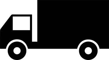 Kamyon simgesi vektör illüstrasyonu