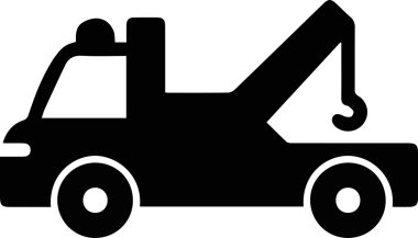 Kamyon simgesi vektör illüstrasyonu