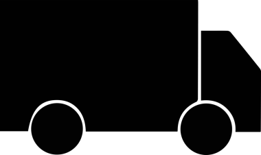 Kamyon simgesi vektör illüstrasyonu