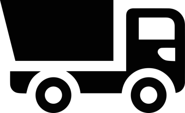 Kamyon simgesi vektör illüstrasyonu