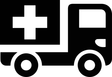 Kamyon simgesi vektör illüstrasyonu