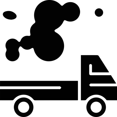 Kamyon simgesi vektör illüstrasyonu