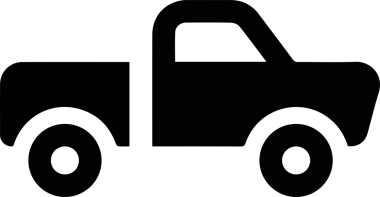 Kamyon simgesi vektör illüstrasyonu