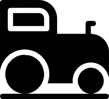 Kamyon simgesi vektör illüstrasyonu