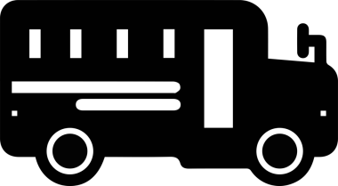 Kamyon simgesi vektör illüstrasyonu