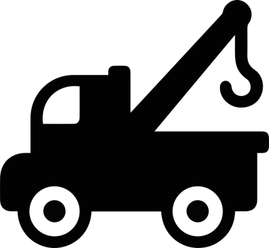 Kamyon simgesi vektör illüstrasyonu