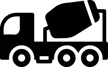 Kamyon simgesi vektör illüstrasyonu
