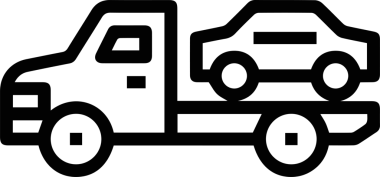 Kamyon simgesi vektör illüstrasyonu