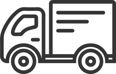 Kamyon simgesi vektör illüstrasyonu