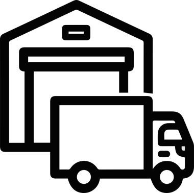 Kamyon simgesi vektör illüstrasyonu