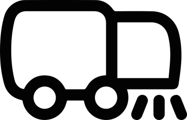 Kamyon simgesi vektör illüstrasyonu