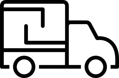 Kamyon simgesi vektör illüstrasyonu