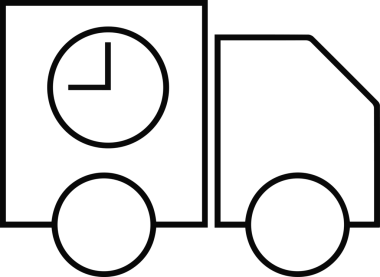 Kamyon simgesi vektör illüstrasyonu