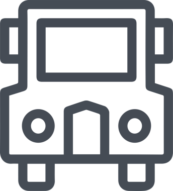 Kamyon simgesi vektör illüstrasyonu