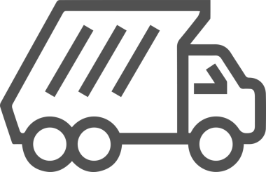 Kamyon simgesi vektör illüstrasyonu