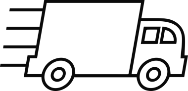 Kamyon simgesi vektör illüstrasyonu