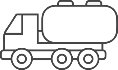 Kamyon simgesi vektör illüstrasyonu