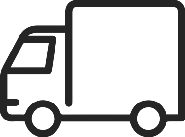 Kamyon simgesi vektör illüstrasyonu