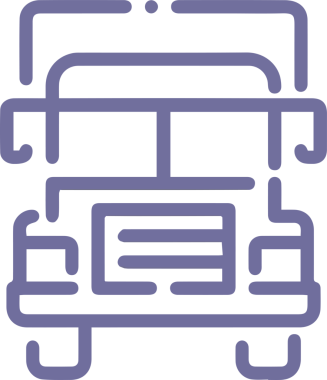 Kamyon simgesi vektör illüstrasyonu