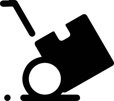 Kamyon simgesi vektör illüstrasyonu