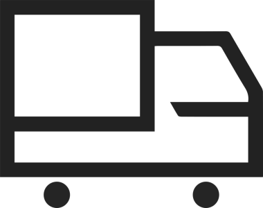 Kamyon simgesi vektör illüstrasyonu