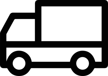 Kamyon simgesi vektör illüstrasyonu