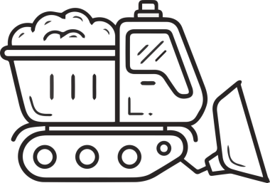 Kamyon simgesi vektör illüstrasyonu