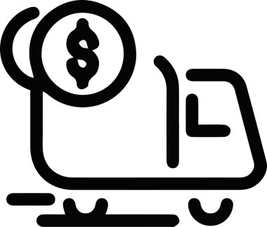 Kamyon simgesi vektör illüstrasyonu