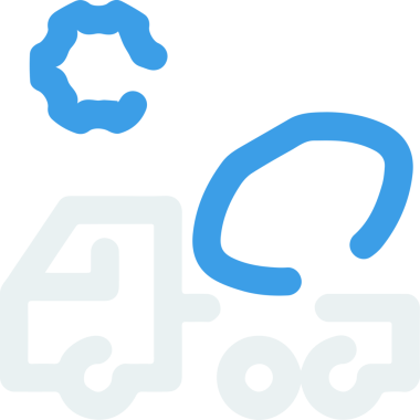 Kamyon simgesi vektör illüstrasyonu