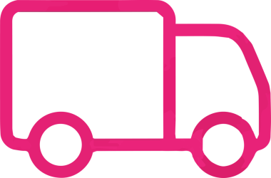 Kamyon simgesi vektör illüstrasyonu