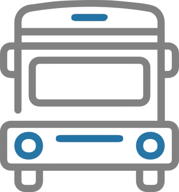 Kamyon simgesi vektör illüstrasyonu