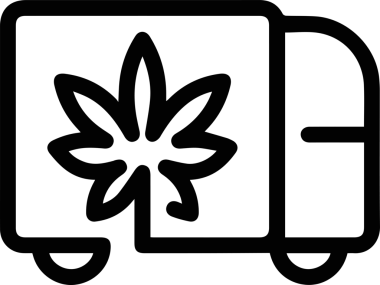 Kamyon simgesi vektör illüstrasyonu