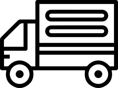 Kamyon simgesi vektör illüstrasyonu