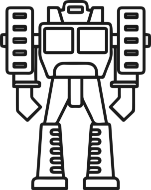 Kamyon simgesi vektör illüstrasyonu