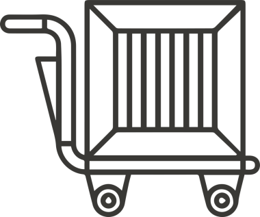 Kamyon simgesi vektör illüstrasyonu