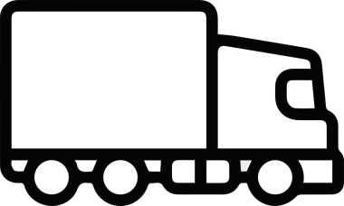 Kamyon simgesi vektör illüstrasyonu