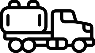 Kamyon simgesi vektör illüstrasyonu