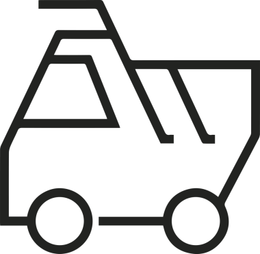 Kamyon simgesi vektör illüstrasyonu