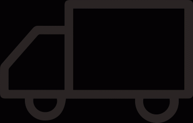 Kamyon simgesi vektör illüstrasyonu