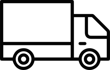 Kamyon simgesi vektör illüstrasyonu