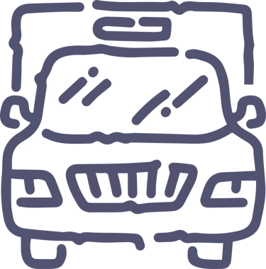 Kamyon simgesi vektör illüstrasyonu