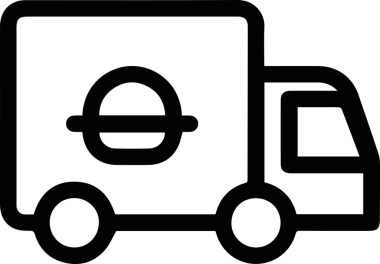 Kamyon simgesi vektör illüstrasyonu