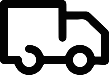 Kamyon simgesi vektör illüstrasyonu