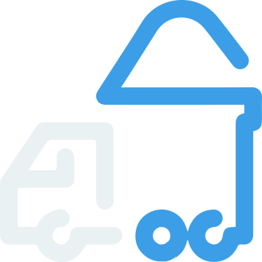 Kamyon simgesi vektör illüstrasyonu