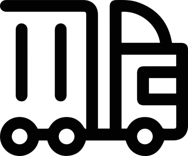 Kamyon simgesi vektör illüstrasyonu