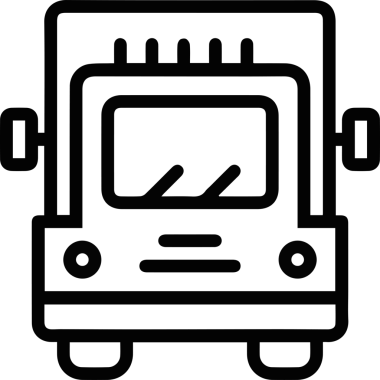 Kamyon simgesi vektör illüstrasyonu