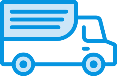 Kamyon simgesi vektör illüstrasyonu