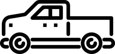 Kamyon simgesi vektör illüstrasyonu